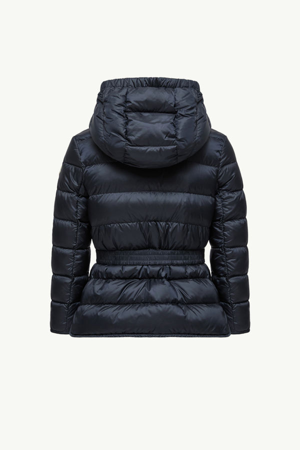Argenno Hooded Down Jacket Girl Night Blue Moncler 2
