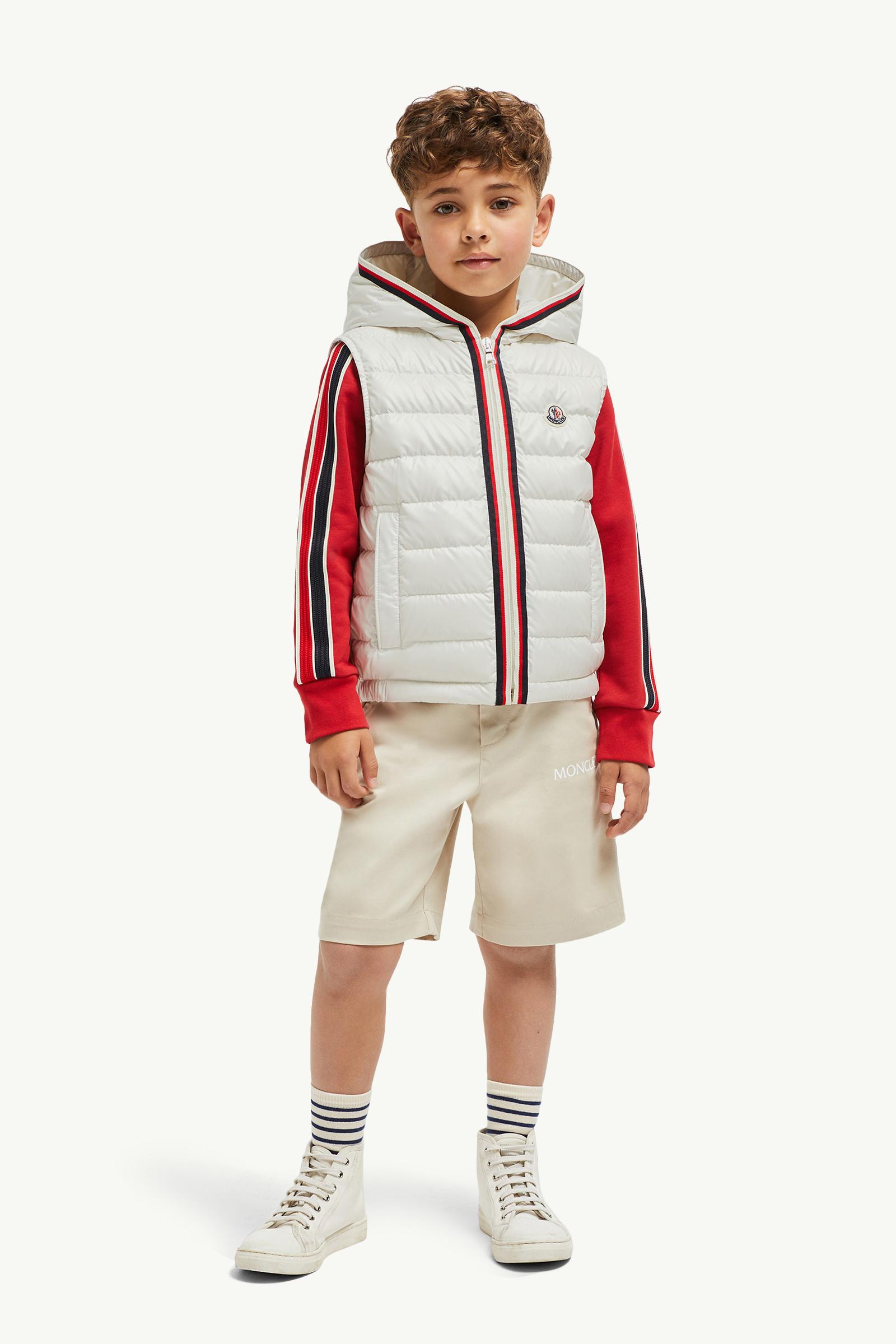 Dorcas Hooded Down Gilet Boy White Moncler 1