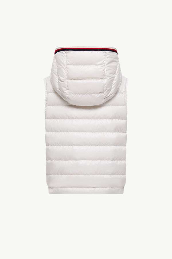 Dorcas Hooded Down Gilet Boy White Moncler 2