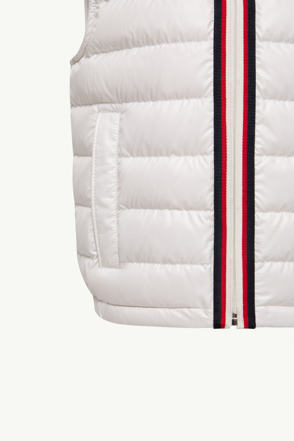 Dorcas Hooded Down Gilet Boy White Moncler 4