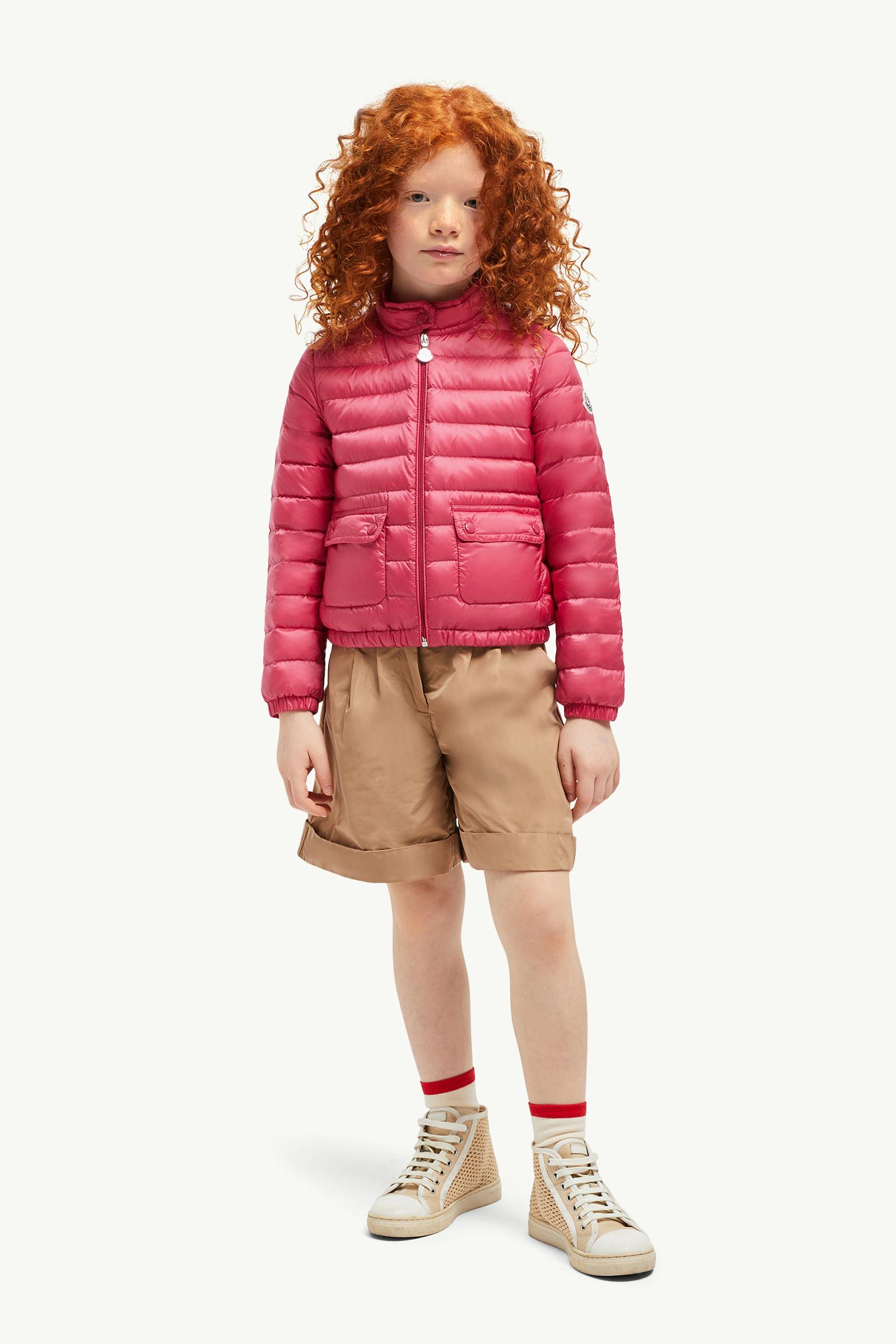Lans Down Jacket Girl Coral Pink Moncler 1