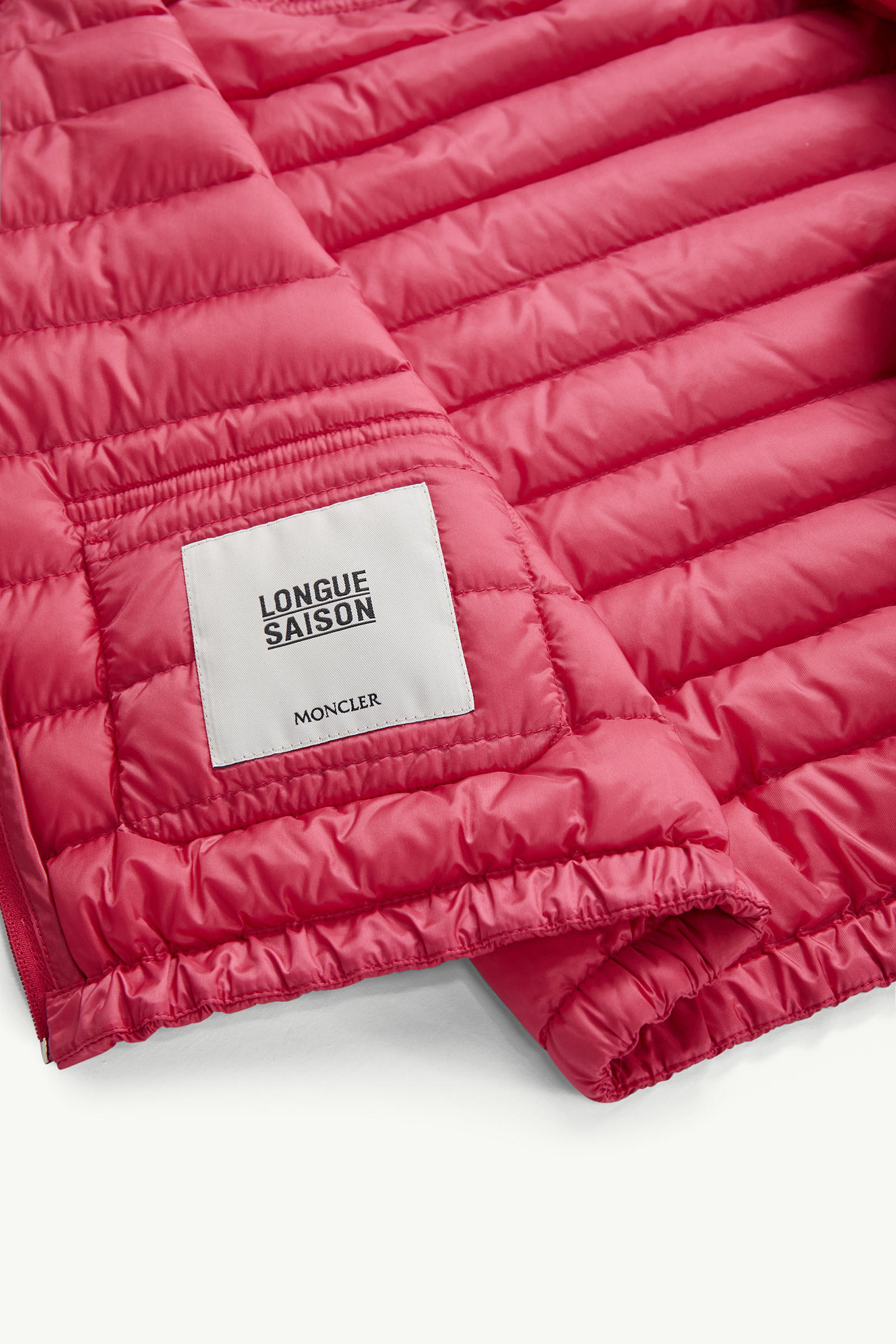 Lans Down Jacket Girl Coral Pink Moncler 7