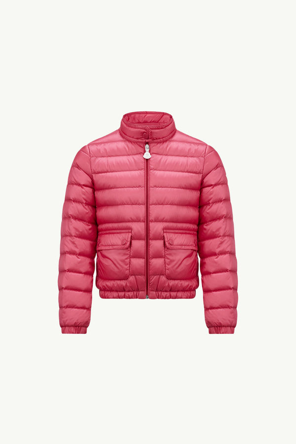 Lans Down Jacket Girl Coral Pink Moncler 0