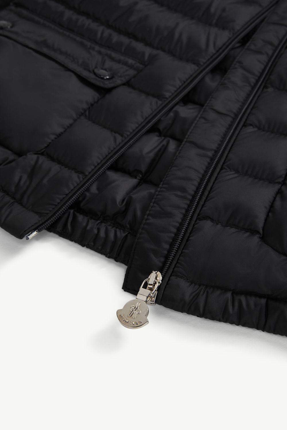 Lans Down Jacket Girl Black Moncler 4