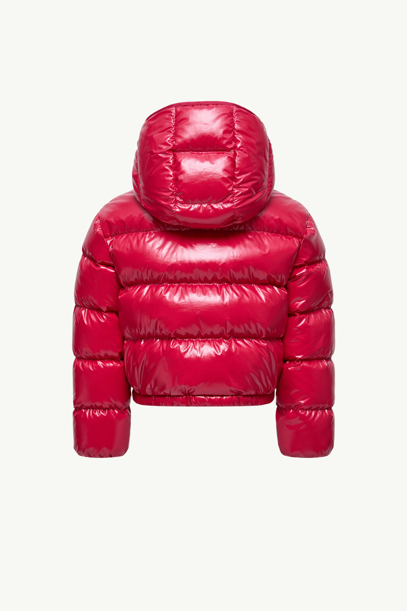 Piumino Andro con cappuccio Bambina Rosa Corallo Moncler 2