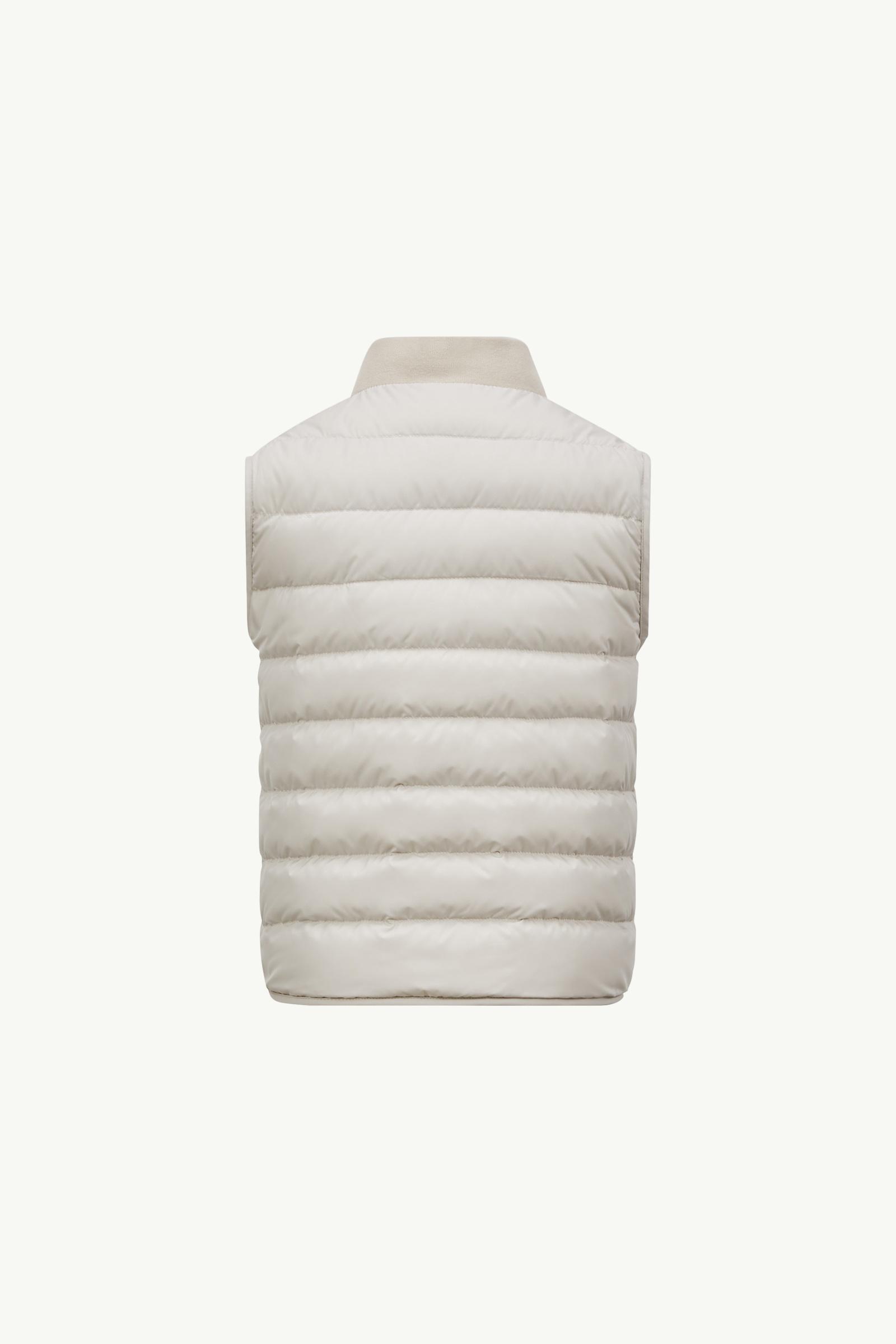 Dioper Down Gilet Boy Light Beige Moncler 1