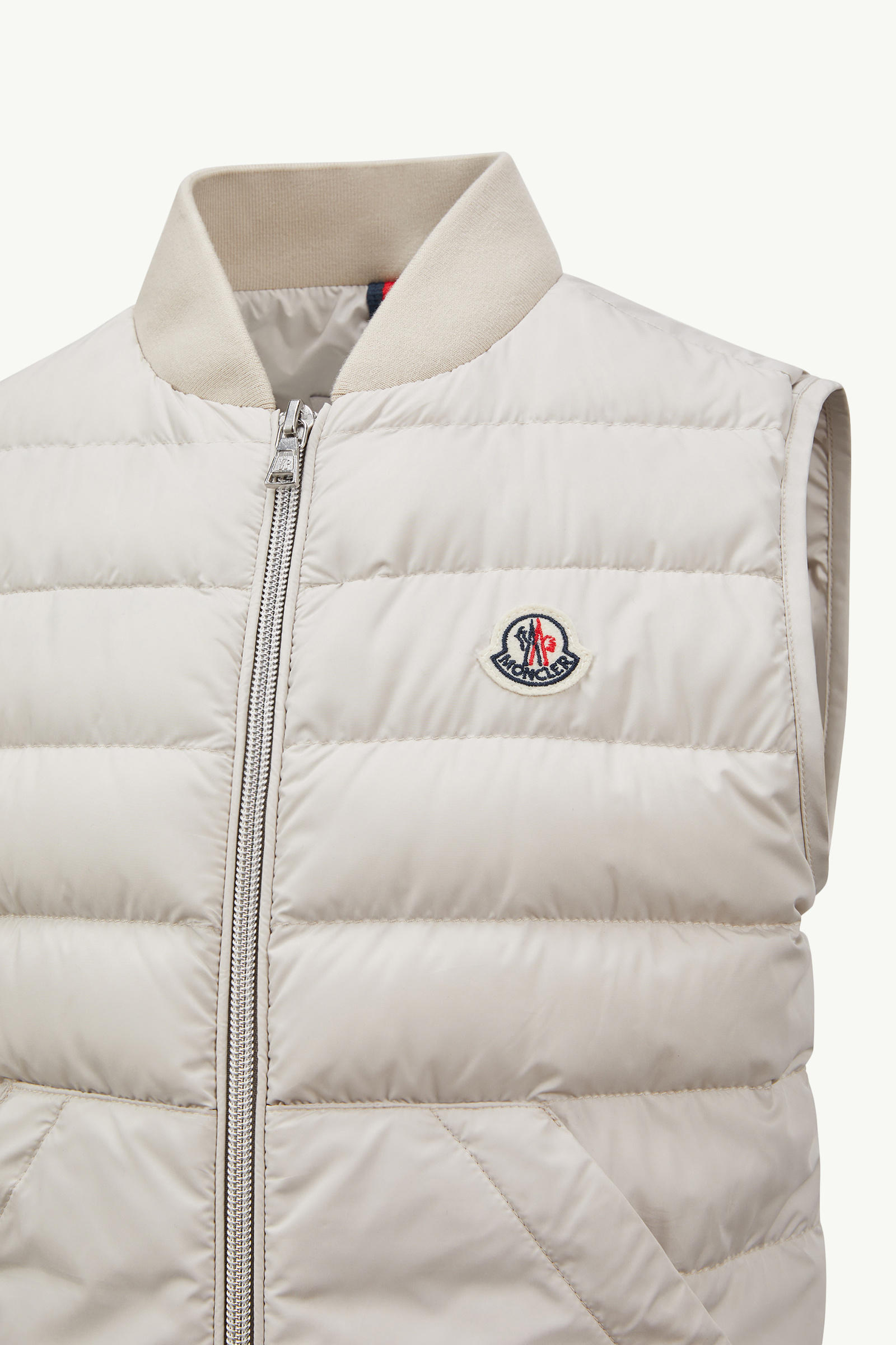 Dioper Down Gilet Boy Light Beige Moncler 2