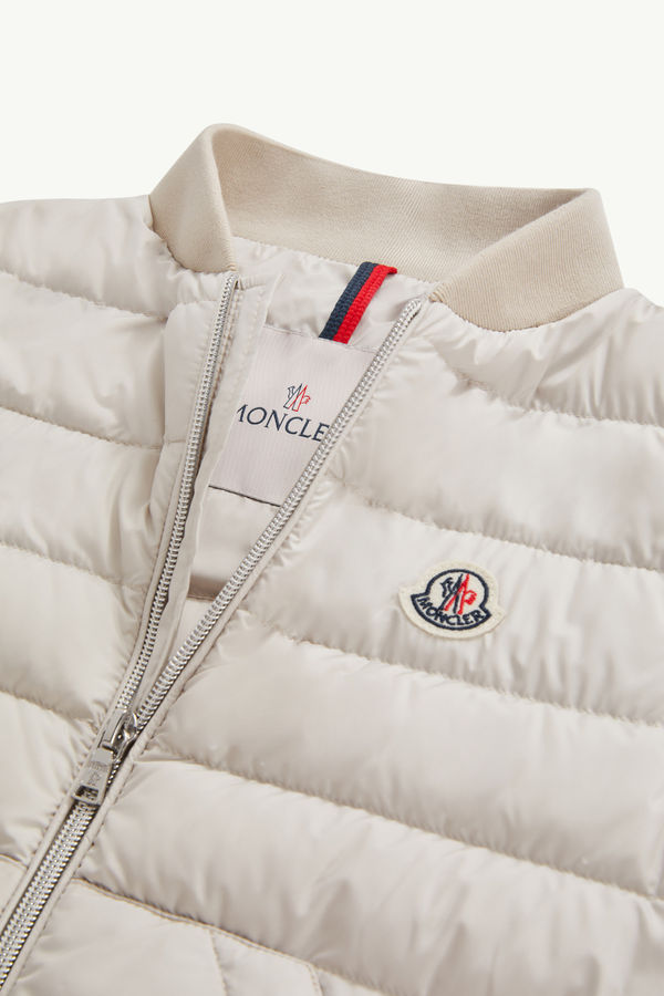 Dioper Down Gilet Boy Light Beige Moncler 4