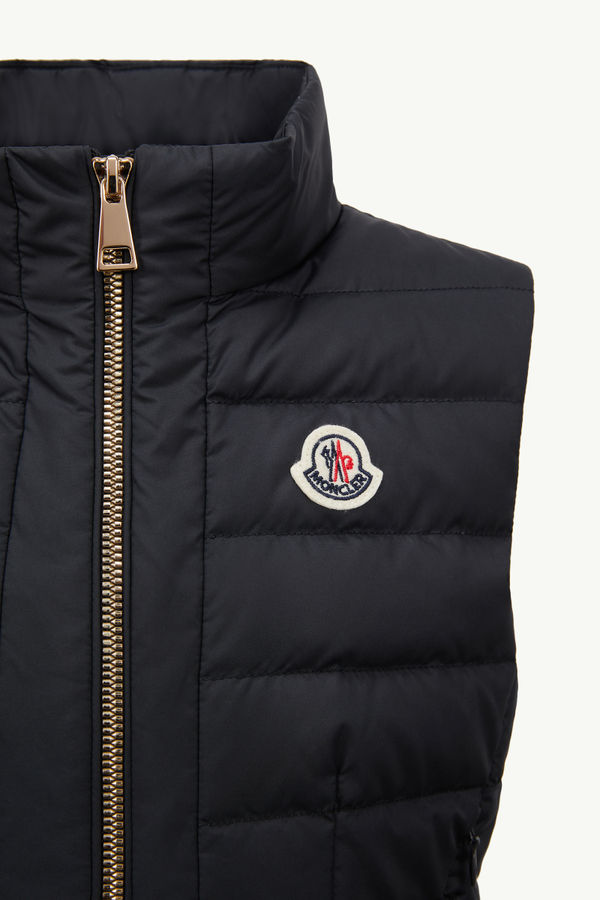 Velma Down Gilet Girl Dark Blue Moncler 3