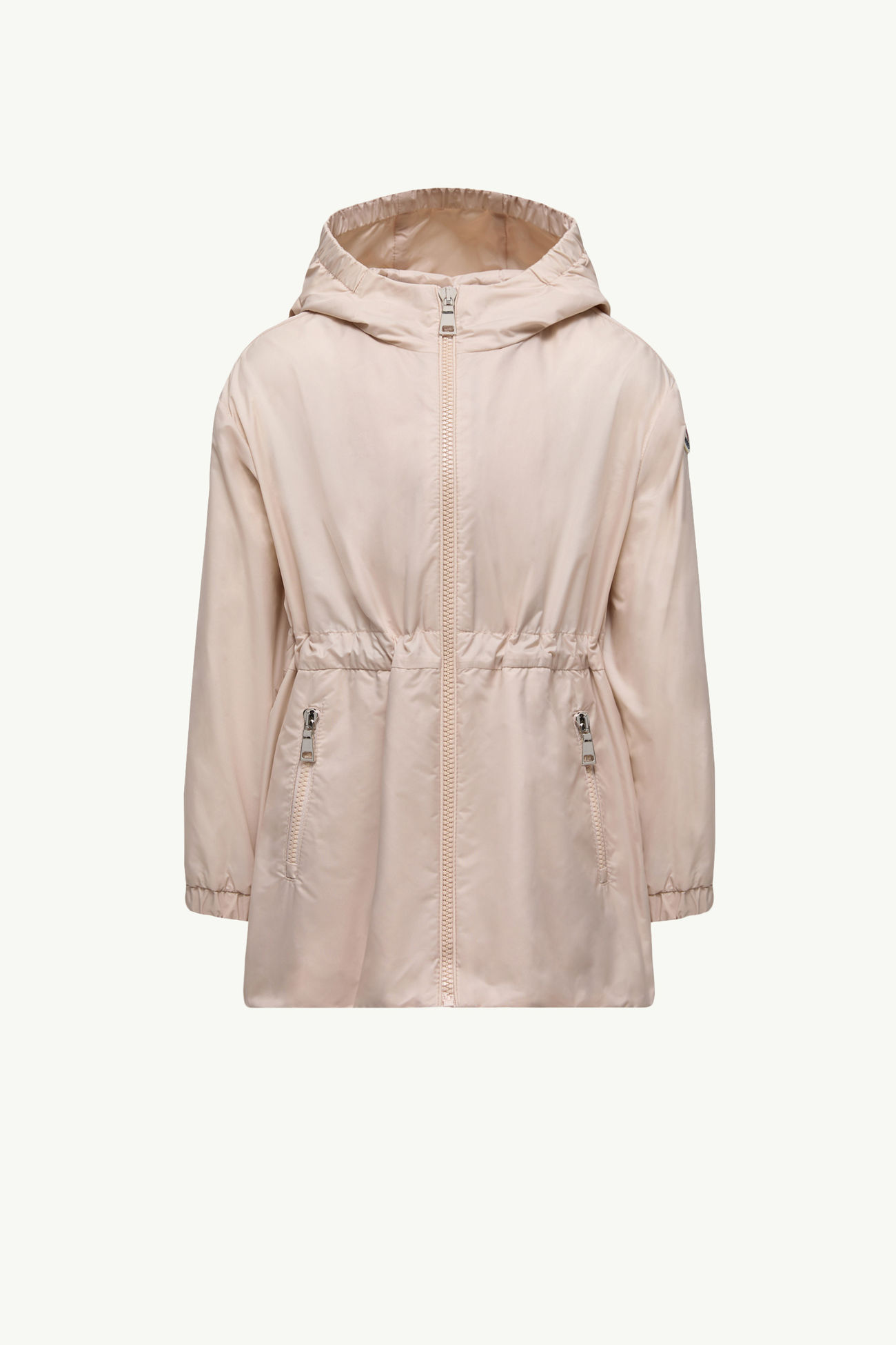 Wete連帽派克大衣 女童 米色 Moncler 0