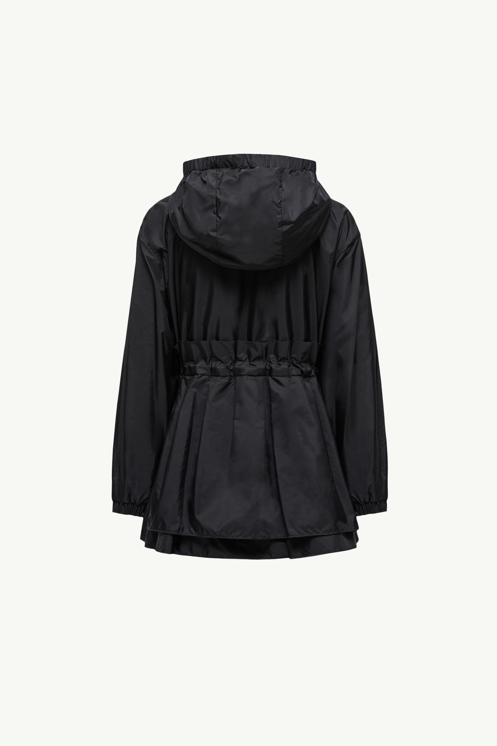 Wete Hooded Parka Jacket Girl Black Moncler 2