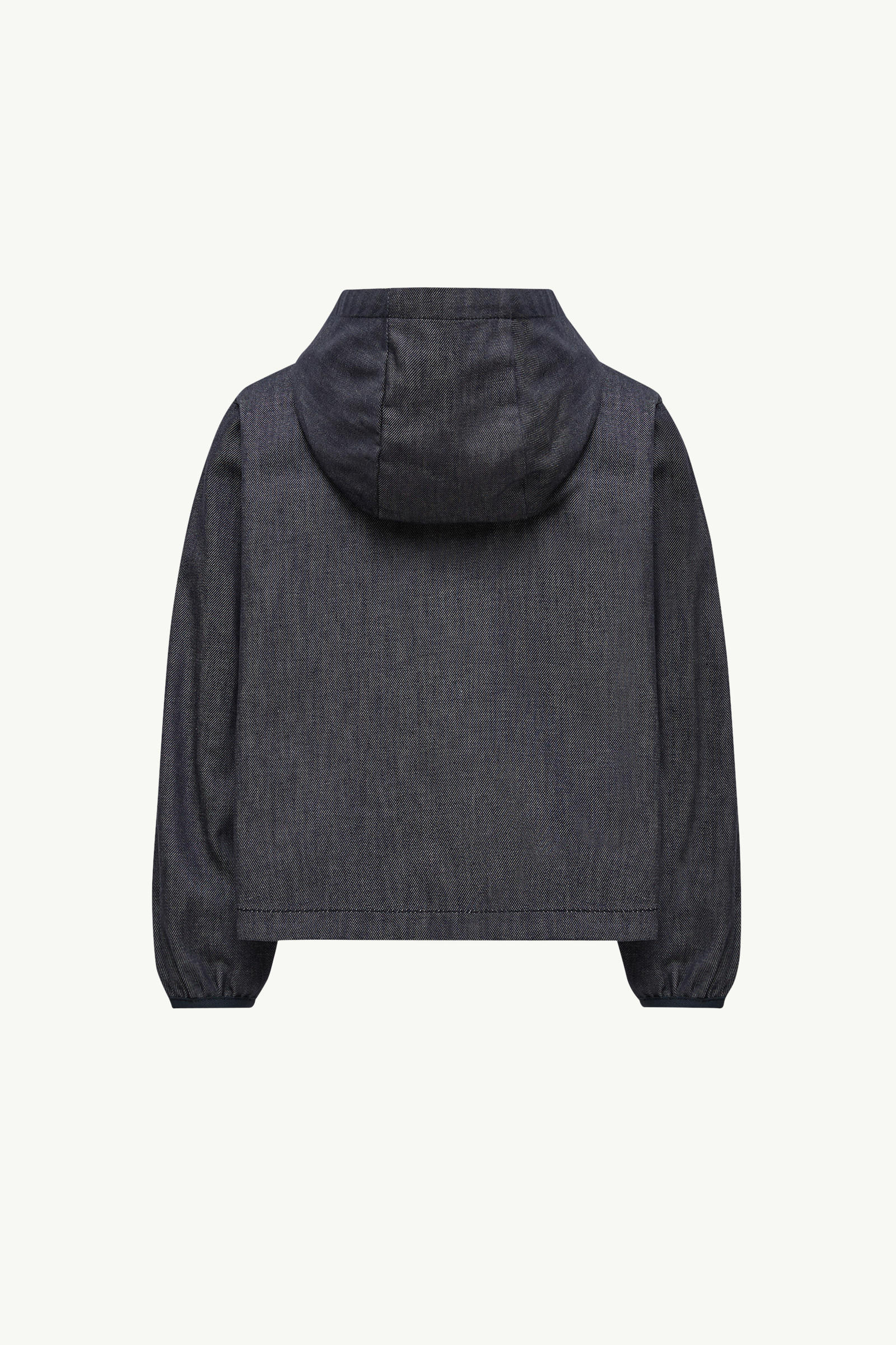 Direna Hooded Denim Jacket Girl Denim Blue Moncler 2