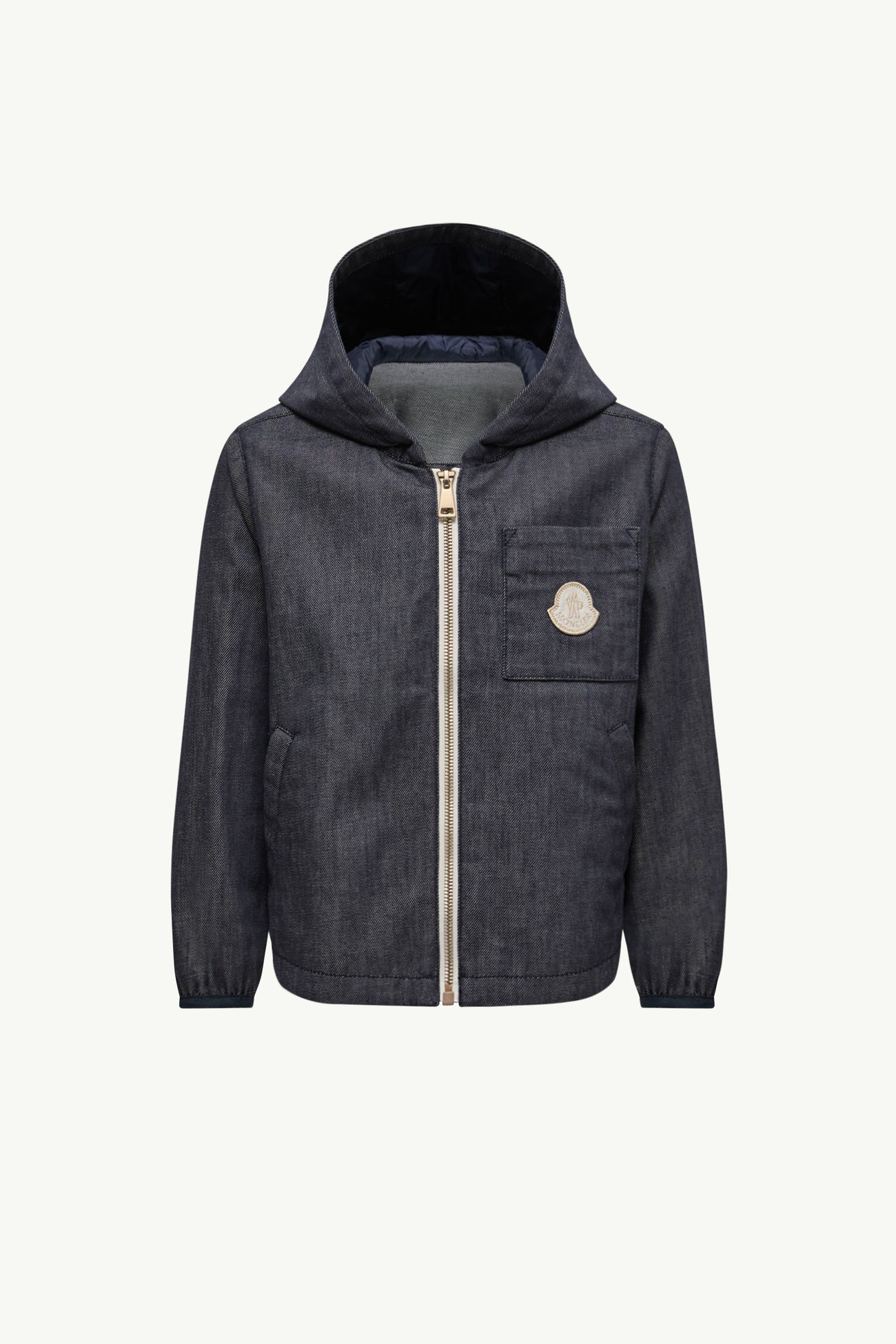 Direna連帽牛仔外套 女童 牛仔藍色 Moncler 0