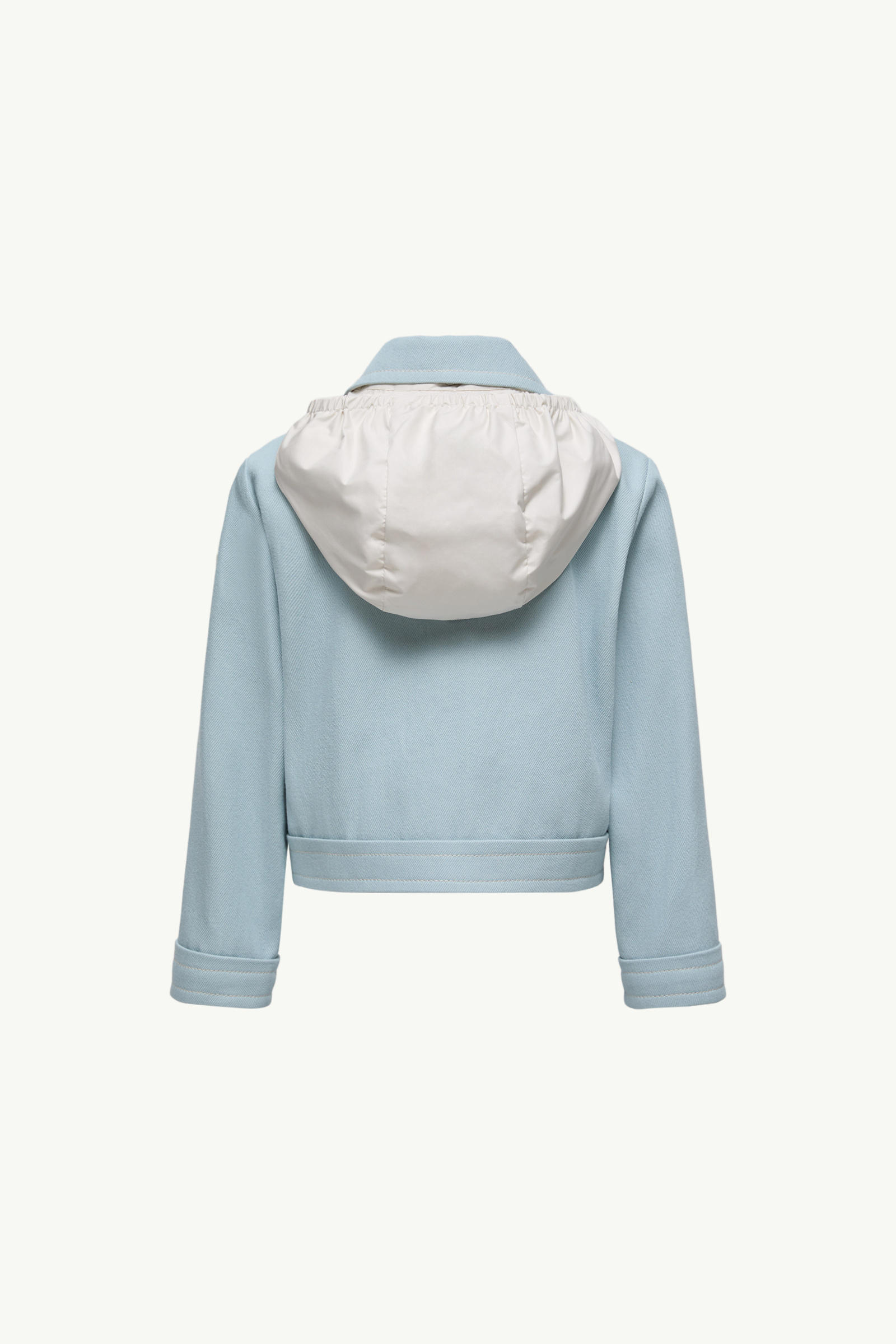 Esme Jeansjacke mit Kapuze Mädchen Hellblau Moncler 2