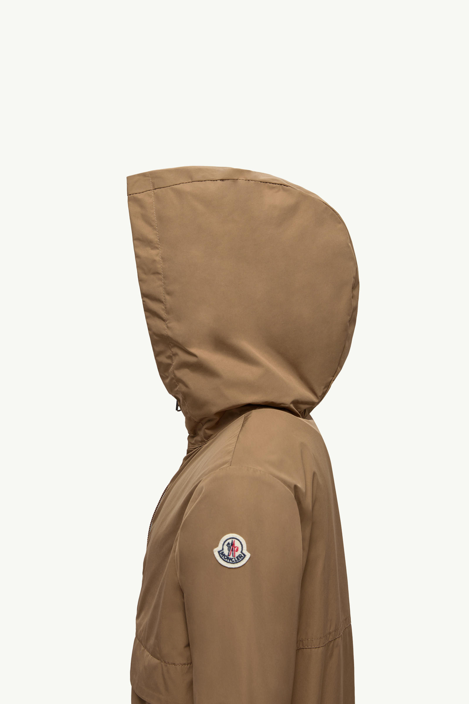 Nathaniel Hooded Jacket Boy Light Brown Moncler 1