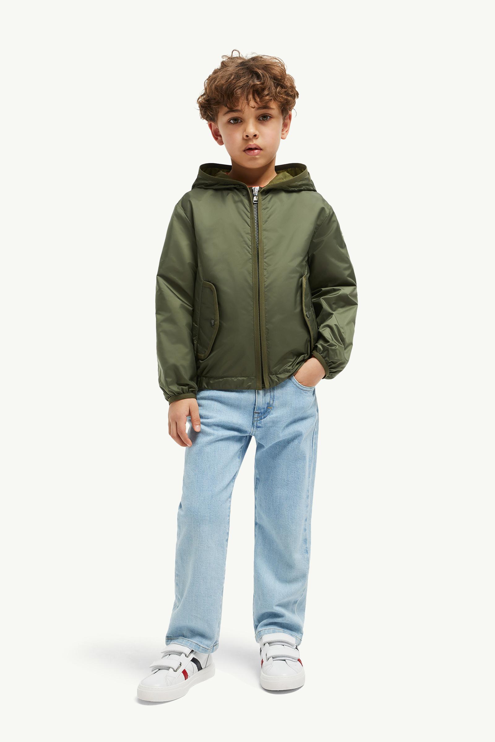 Ottis Hooded Jacket Boy Dark Green Moncler 1