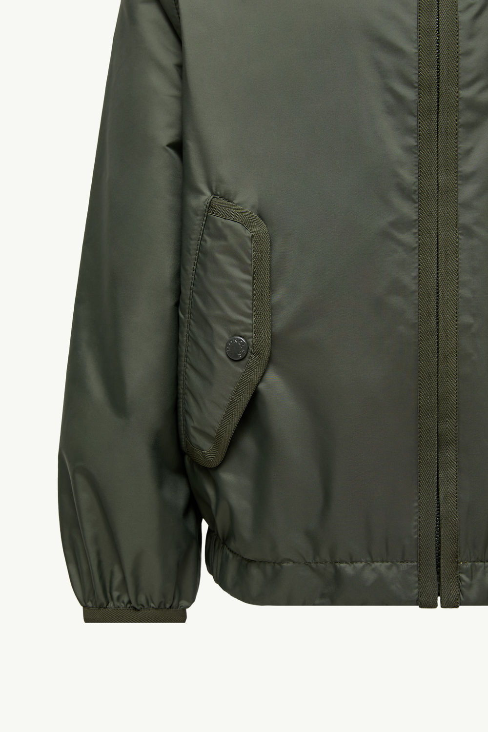 Ottis Hooded Jacket Boy Dark Green Moncler 3