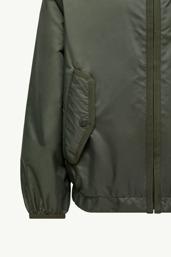 Ottis Hooded Jacket Boy Dark Green Moncler 3