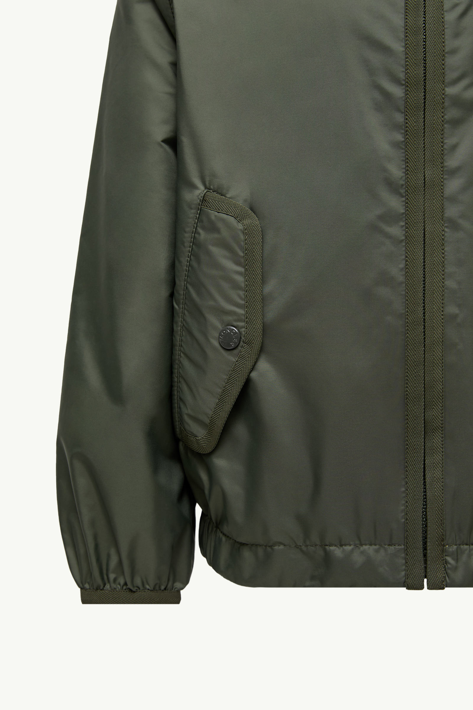 Ottis Hooded Jacket Boy Dark Green Moncler 3