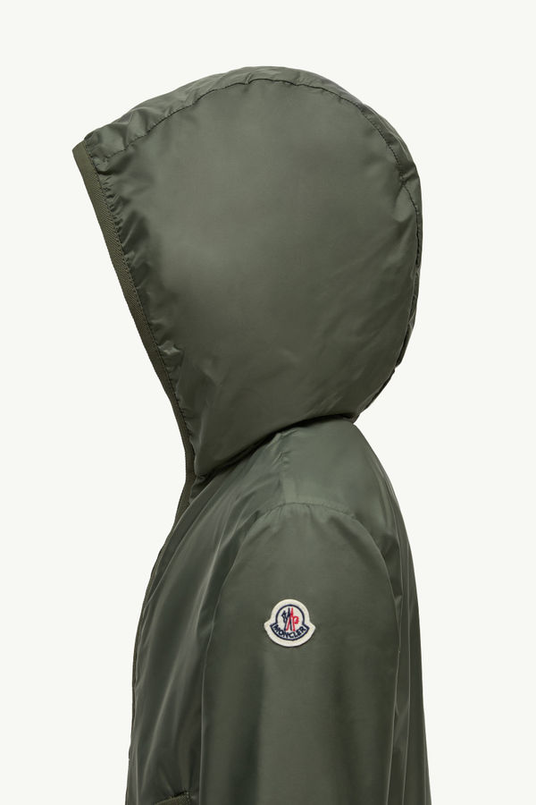 Ottis Hooded Jacket Boy Dark Green Moncler 4