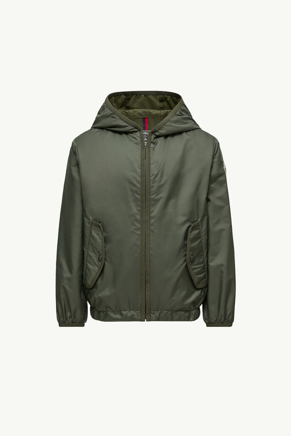 Ottis Hooded Jacket Boy Dark Green Moncler 0
