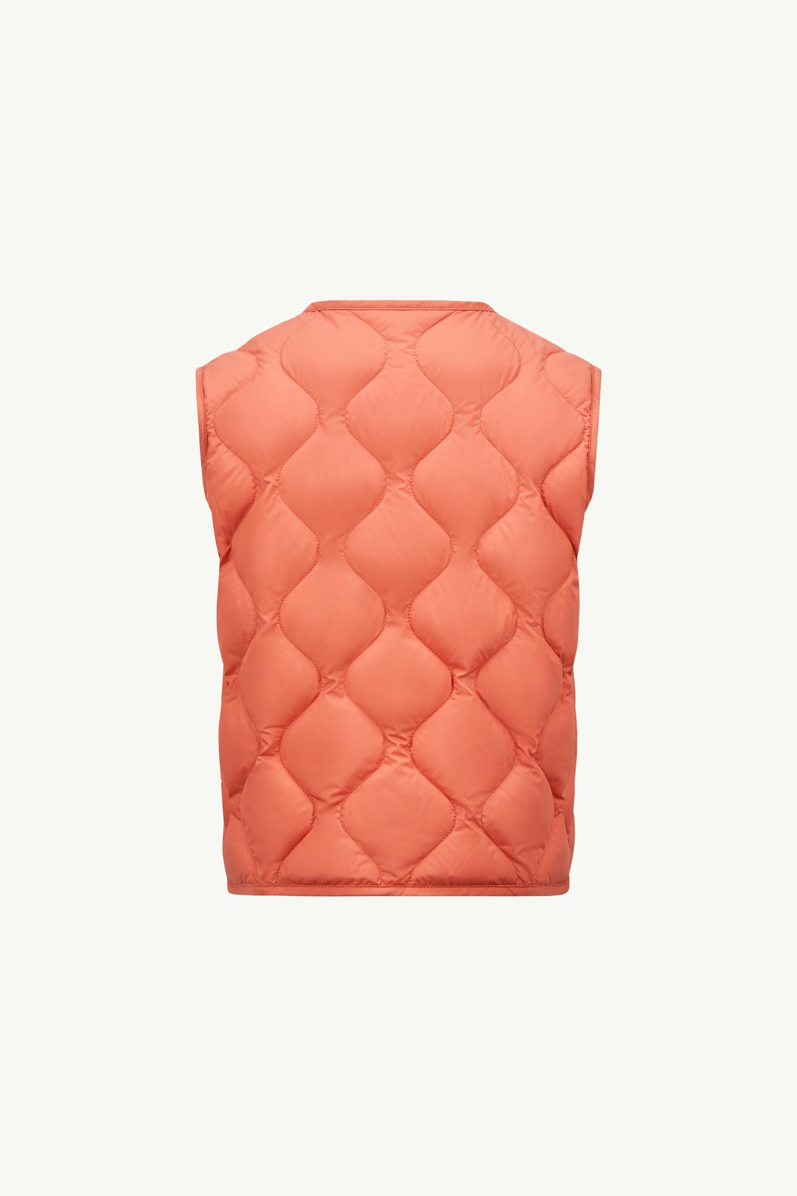 Nisha Down Gilet Boy Orange Moncler 1