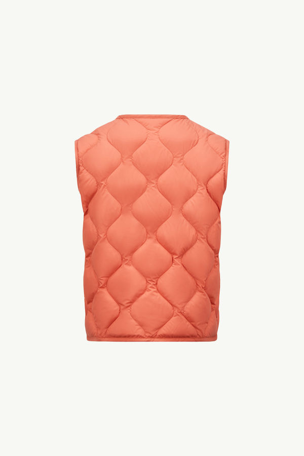 Nisha Down Gilet Boy Orange Moncler 1
