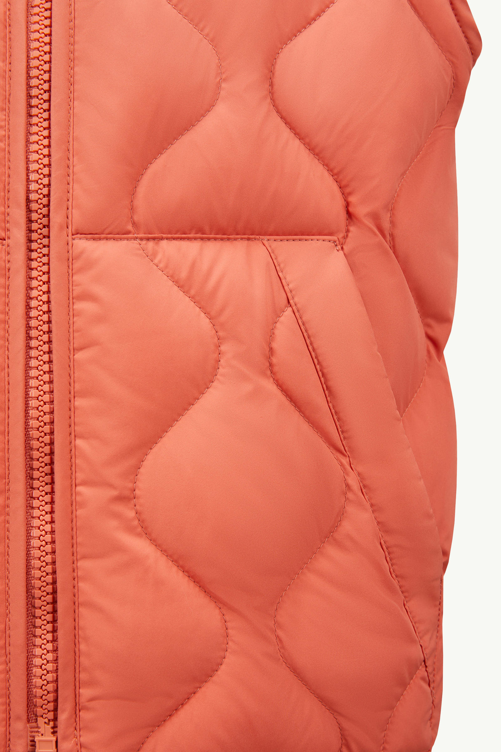 Nisha Down Gilet Boy Orange Moncler 2