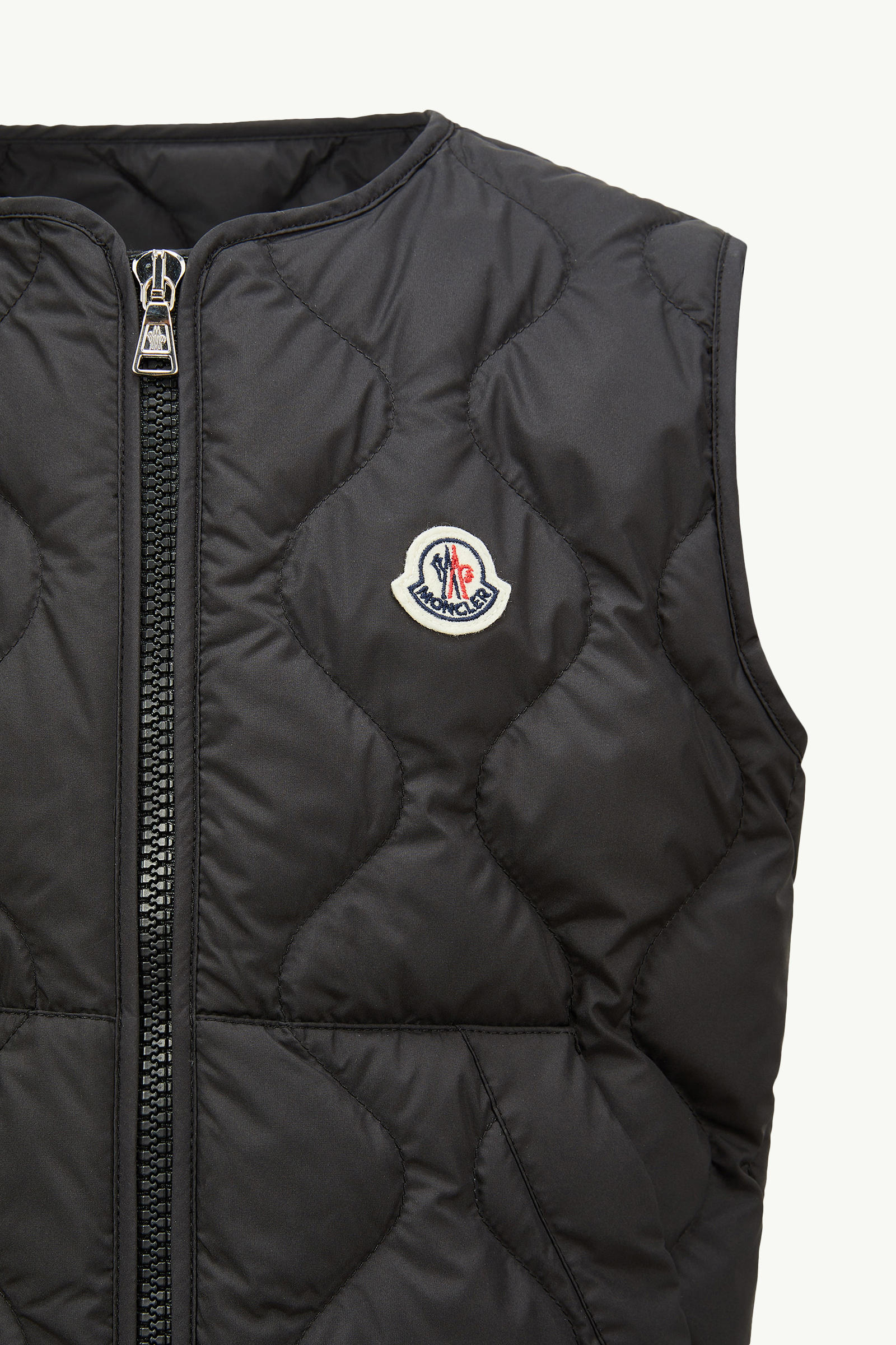 Nisha Down Gilet Boy Black Moncler 3