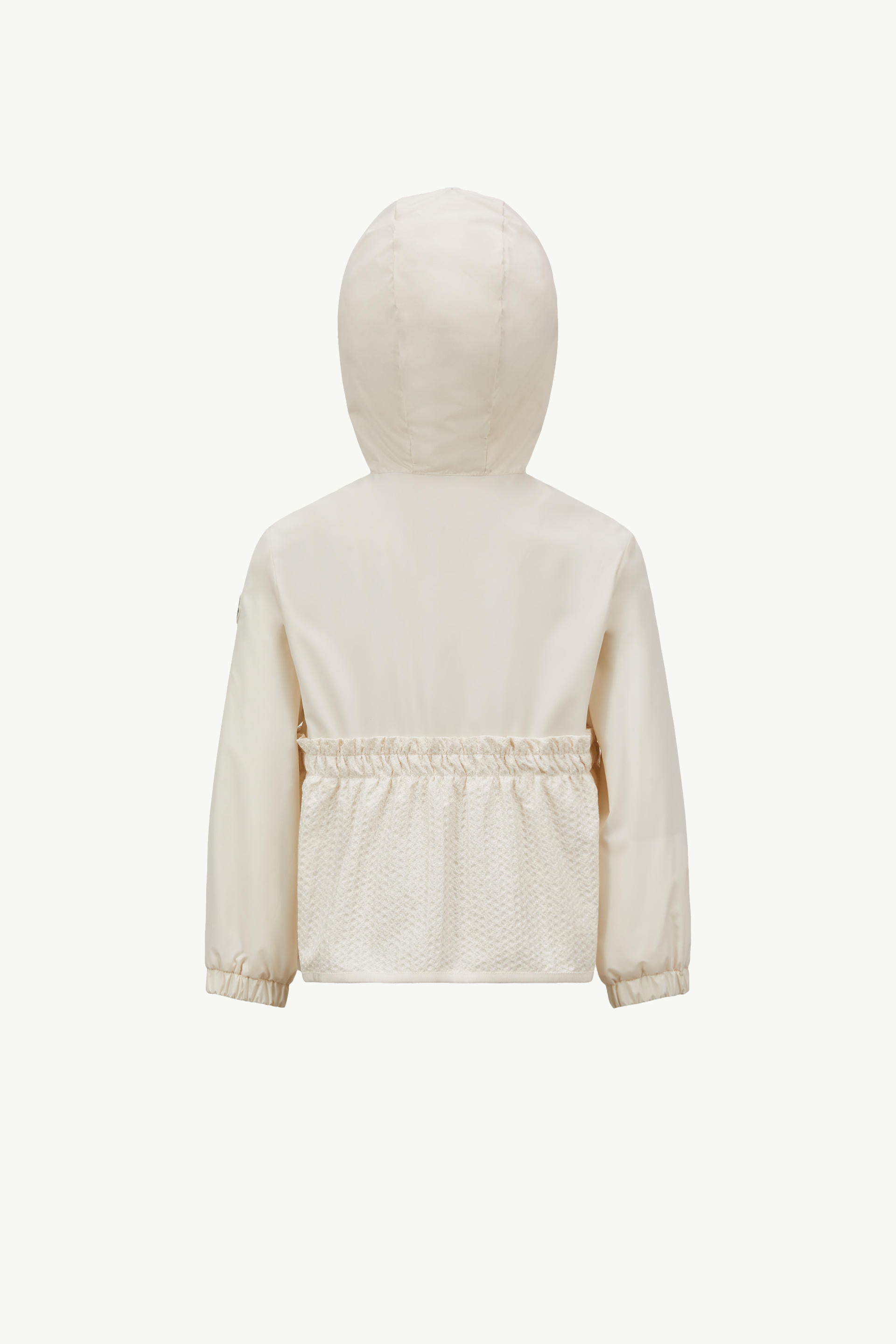 Odete Hooded Jacket Girl White Moncler 3