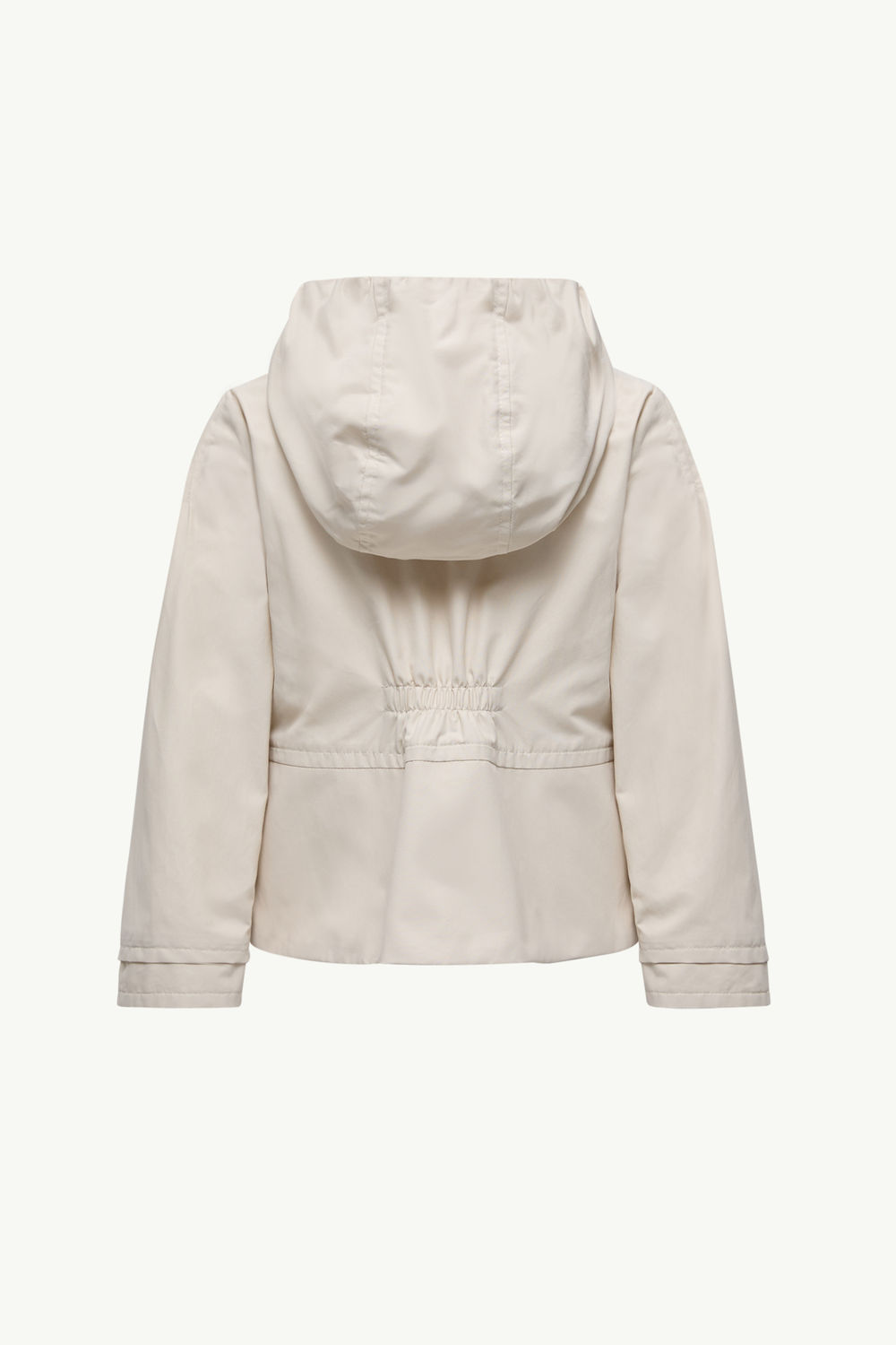 Elaine Hooded Jacket Girl White Ivory Moncler 2