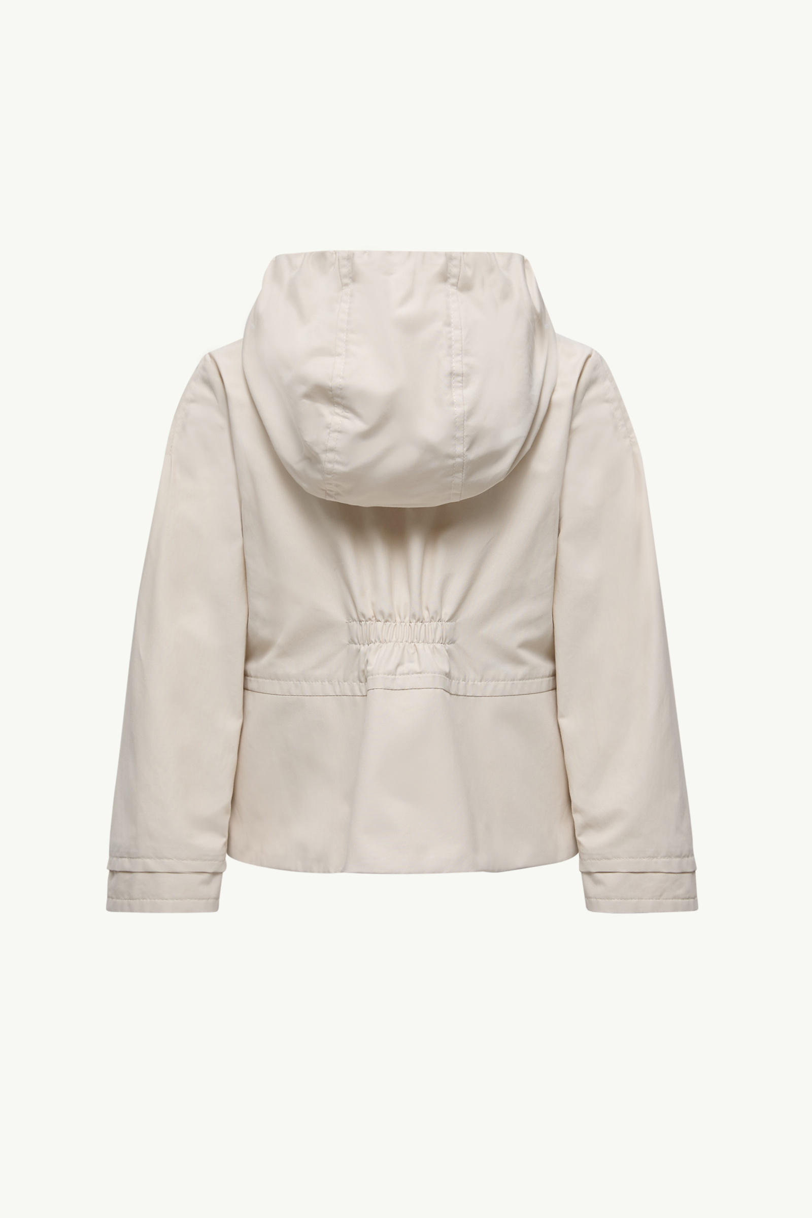 Elaine Hooded Jacket Girl White Ivory Moncler 2