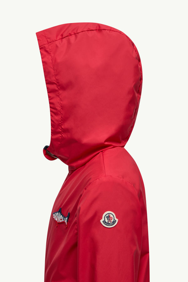 Olchard Reversible Hooded Jacket Boy Red Moncler 4