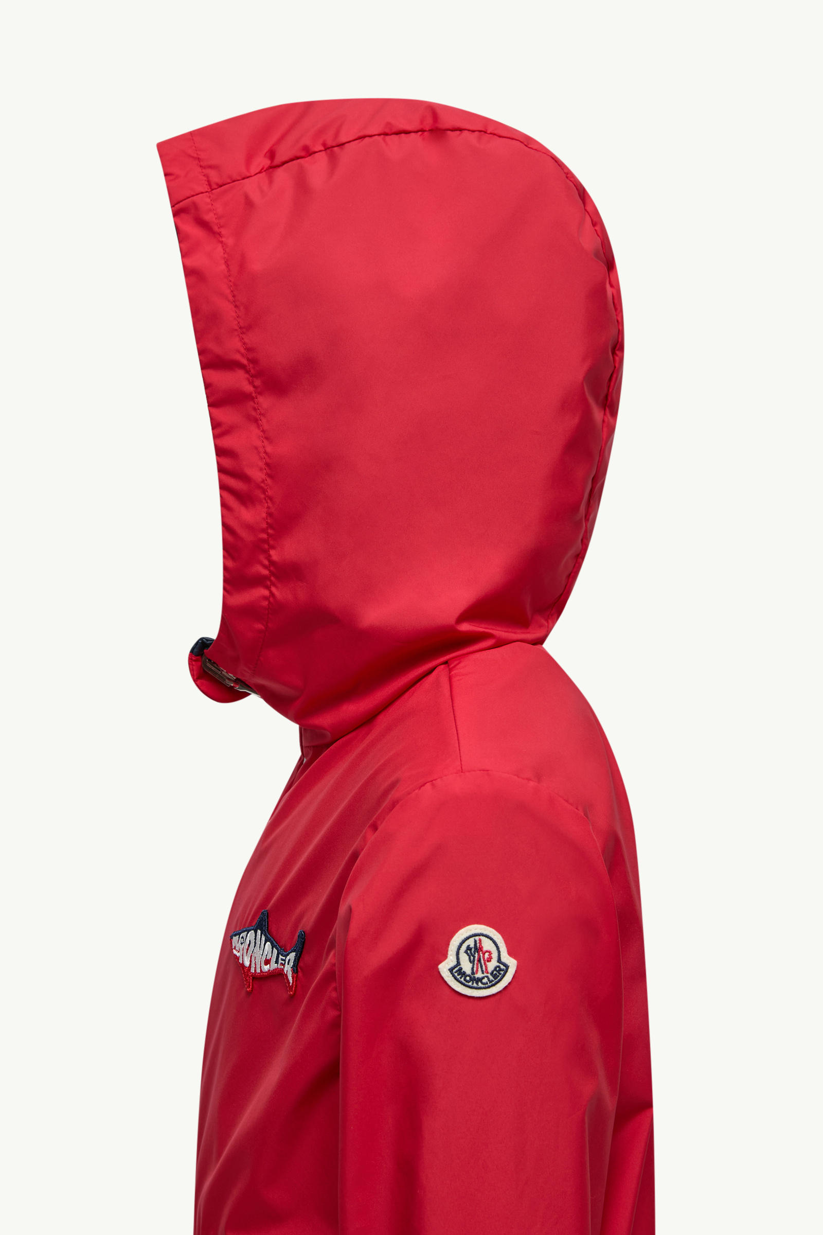 Olchard Reversible Hooded Jacket Boy Red Moncler 4