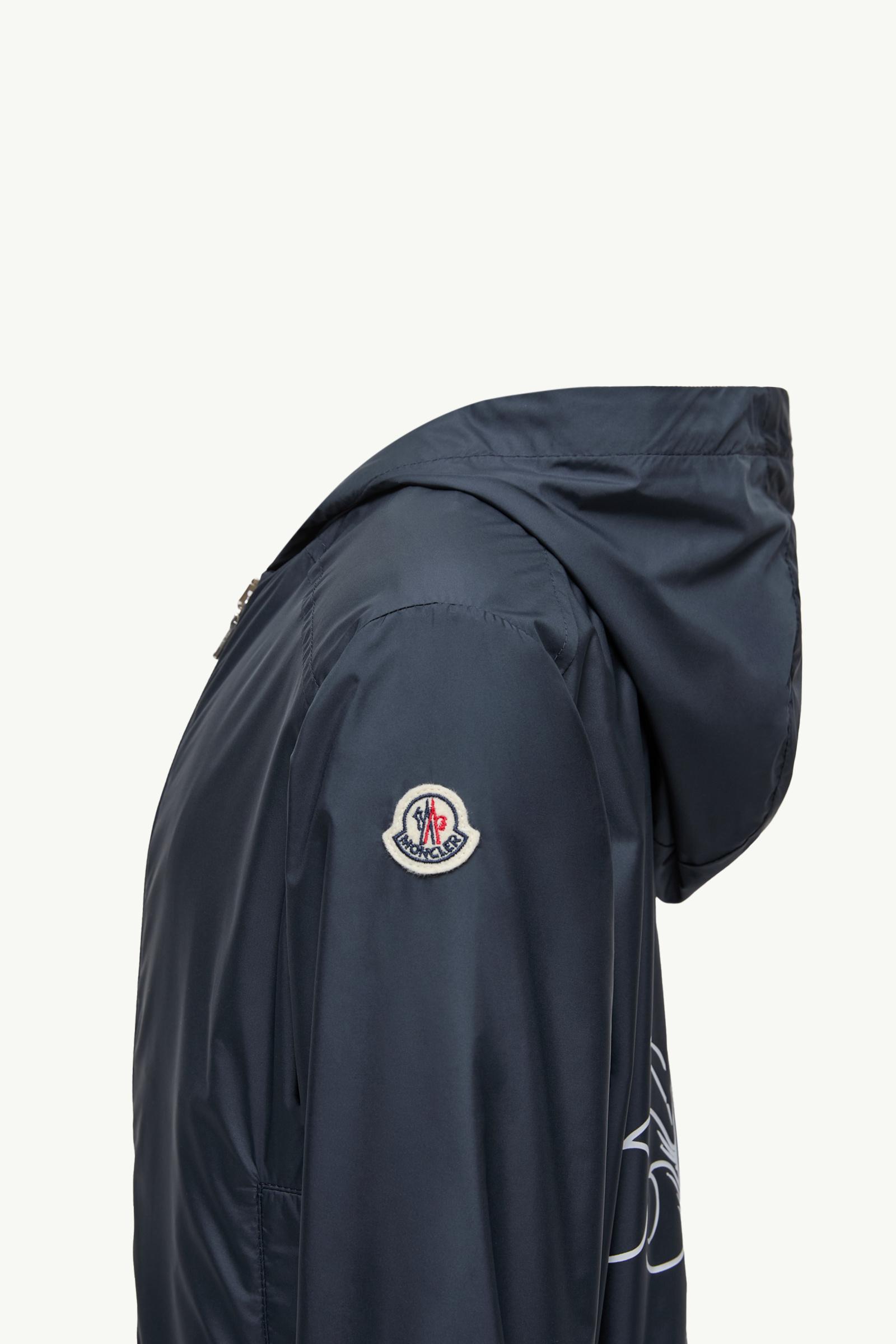Desmon Hooded Jacket Boy Dark Blue Moncler 1