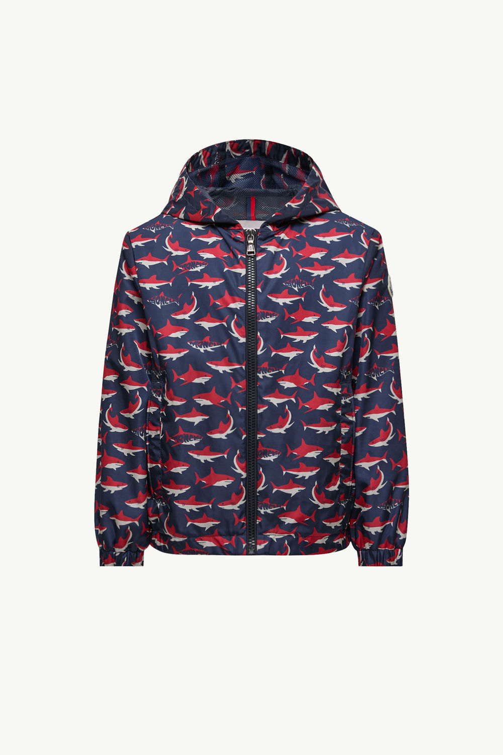Chaqueta con capucha Boyce Niño Blanco & Azul & Rojo Moncler 0