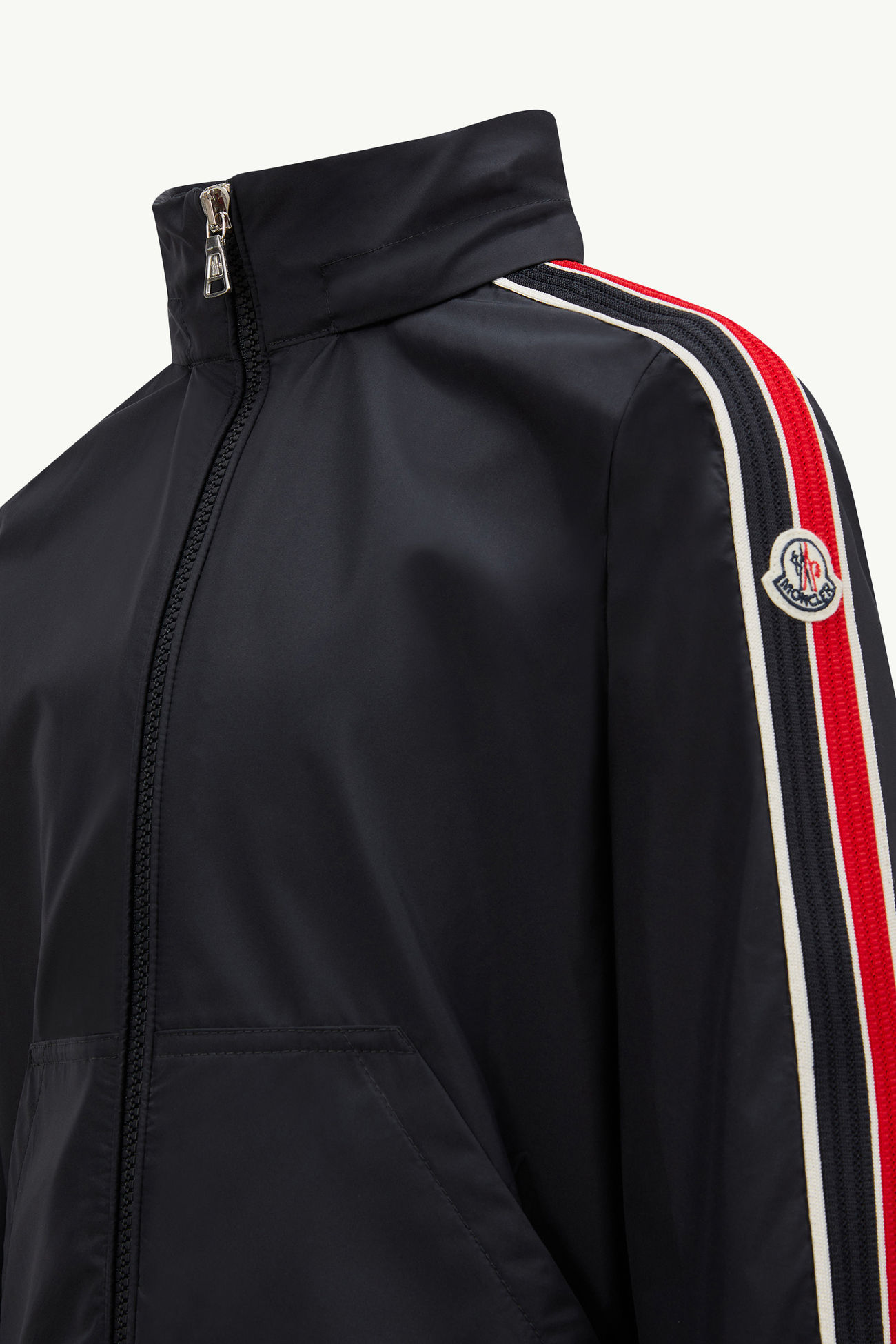 Nikki 후드 재킷 키즈 남아 네이비 블루 Moncler 3