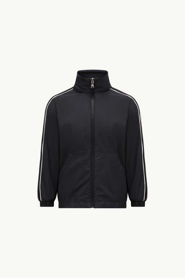 Nikki Hooded Jacket Boy Navy Blue Moncler 0