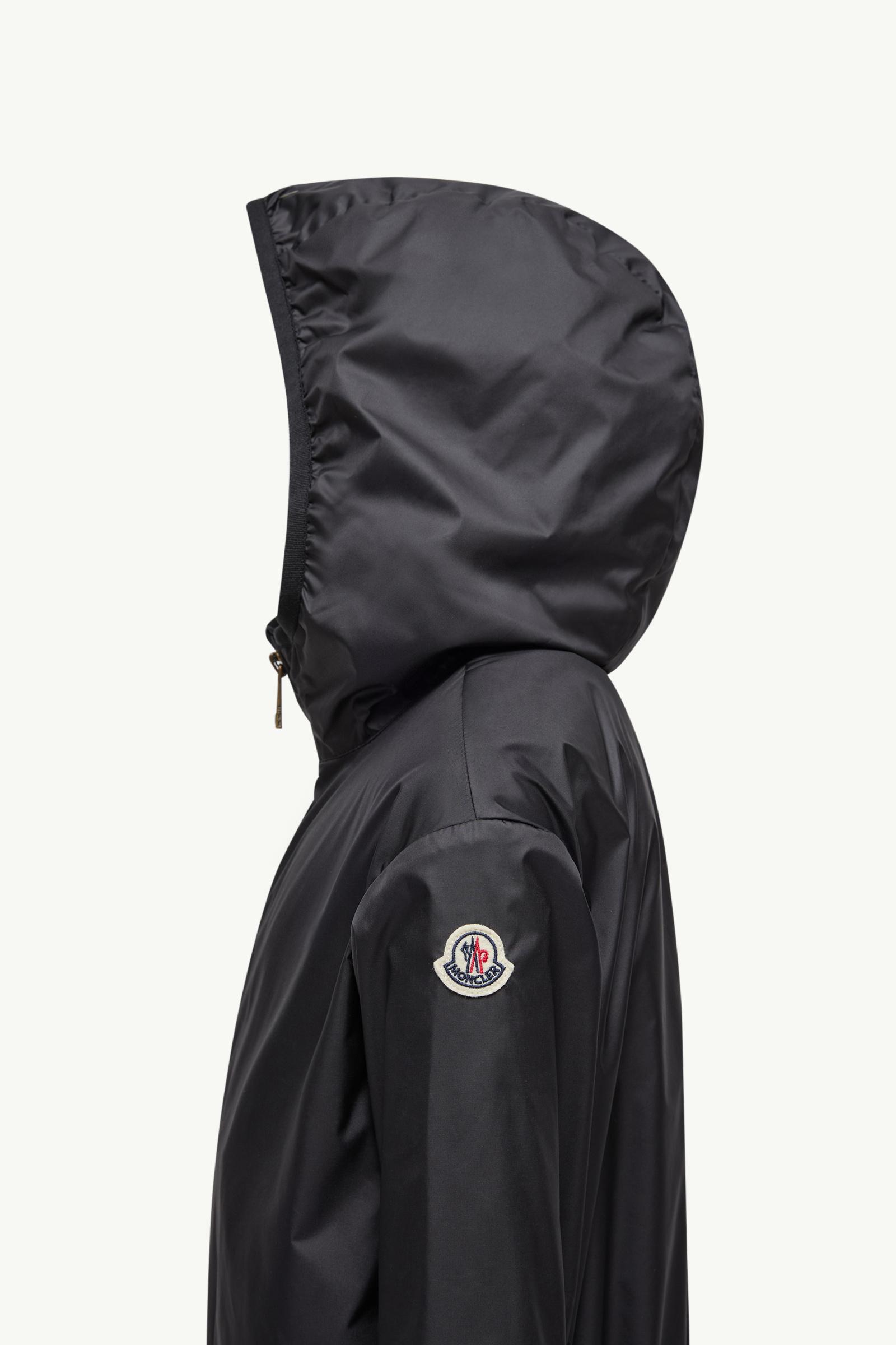 Fegeo Hooded Jacket Girl Black Moncler 1