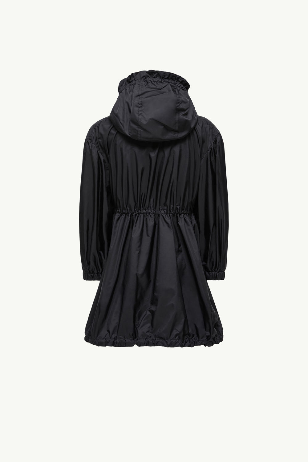 Bessie Hooded Rain Jacket Girl Black Moncler 2