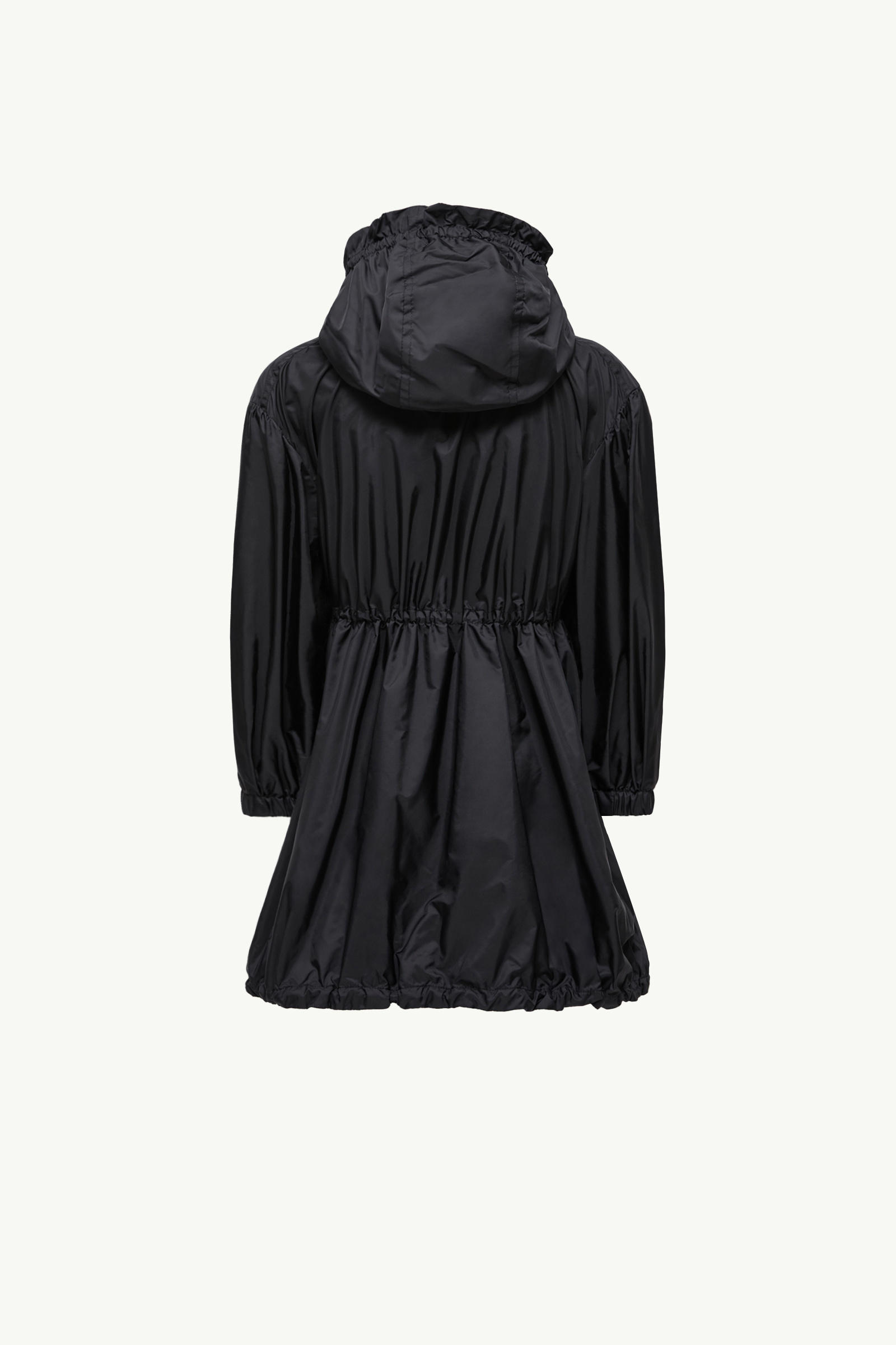 Bessie Hooded Rain Jacket Girl Black Moncler 2
