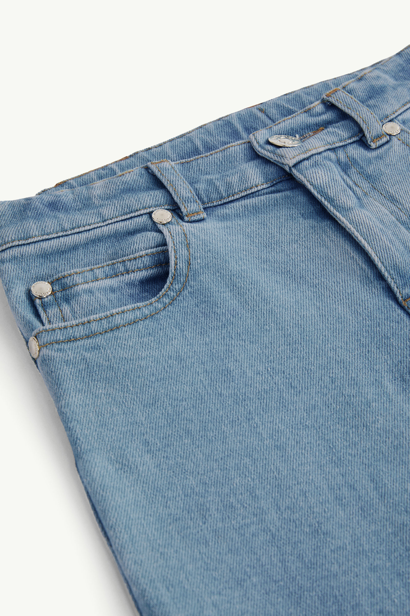 Bleached Denim Jeans Boy Denim Blue Moncler 4