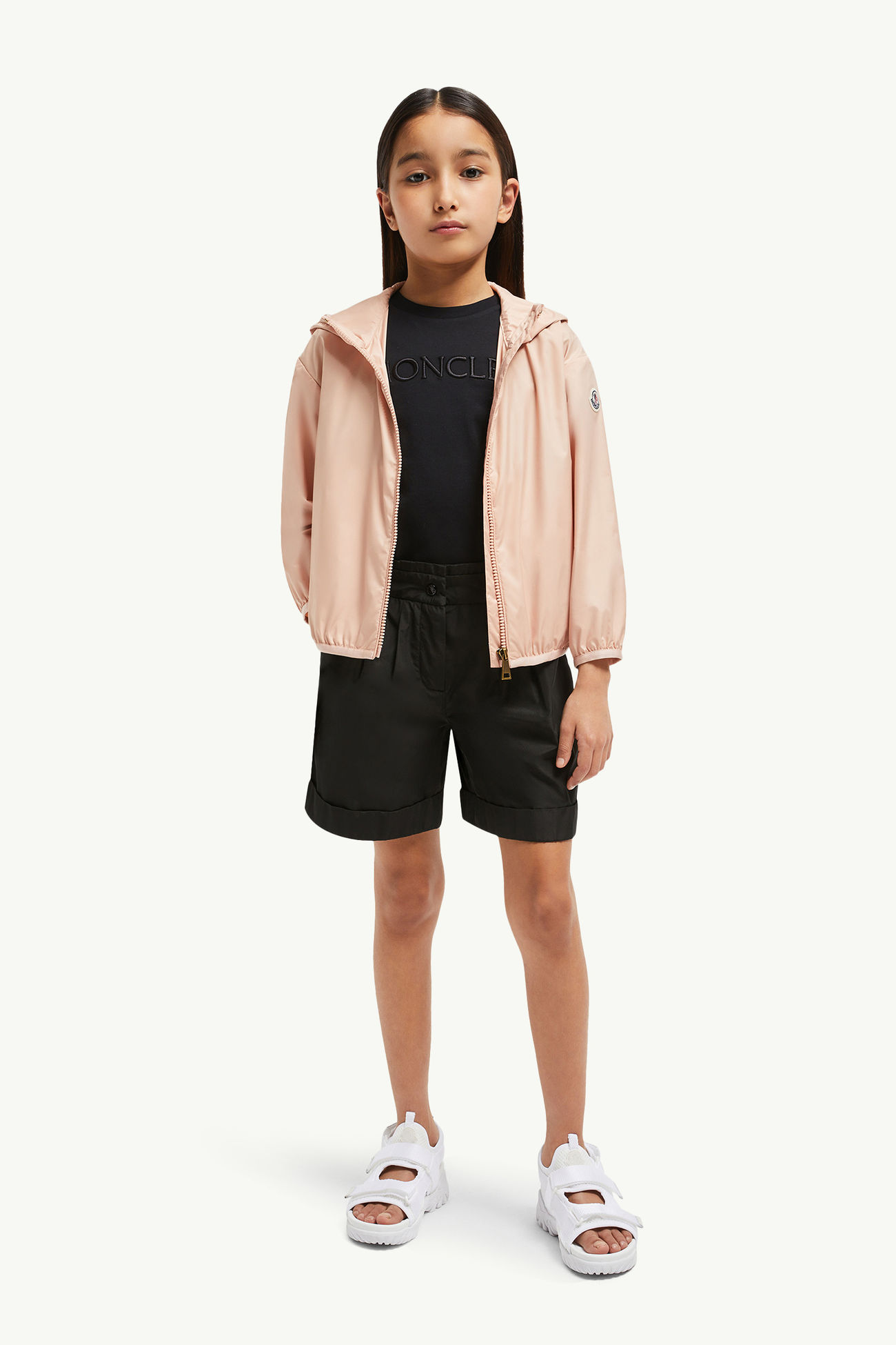 Shorts mit Falten Mädchen Schwarz Moncler 1