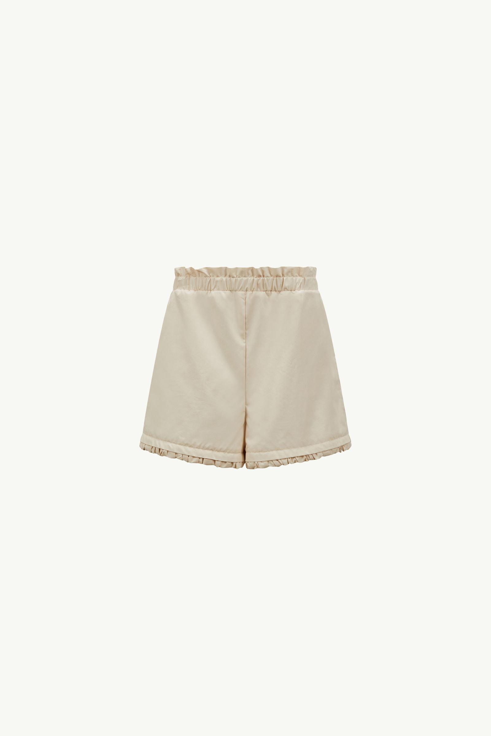 Ruffle-Trimmed Cotton Blend Shorts_findInBoutique_image