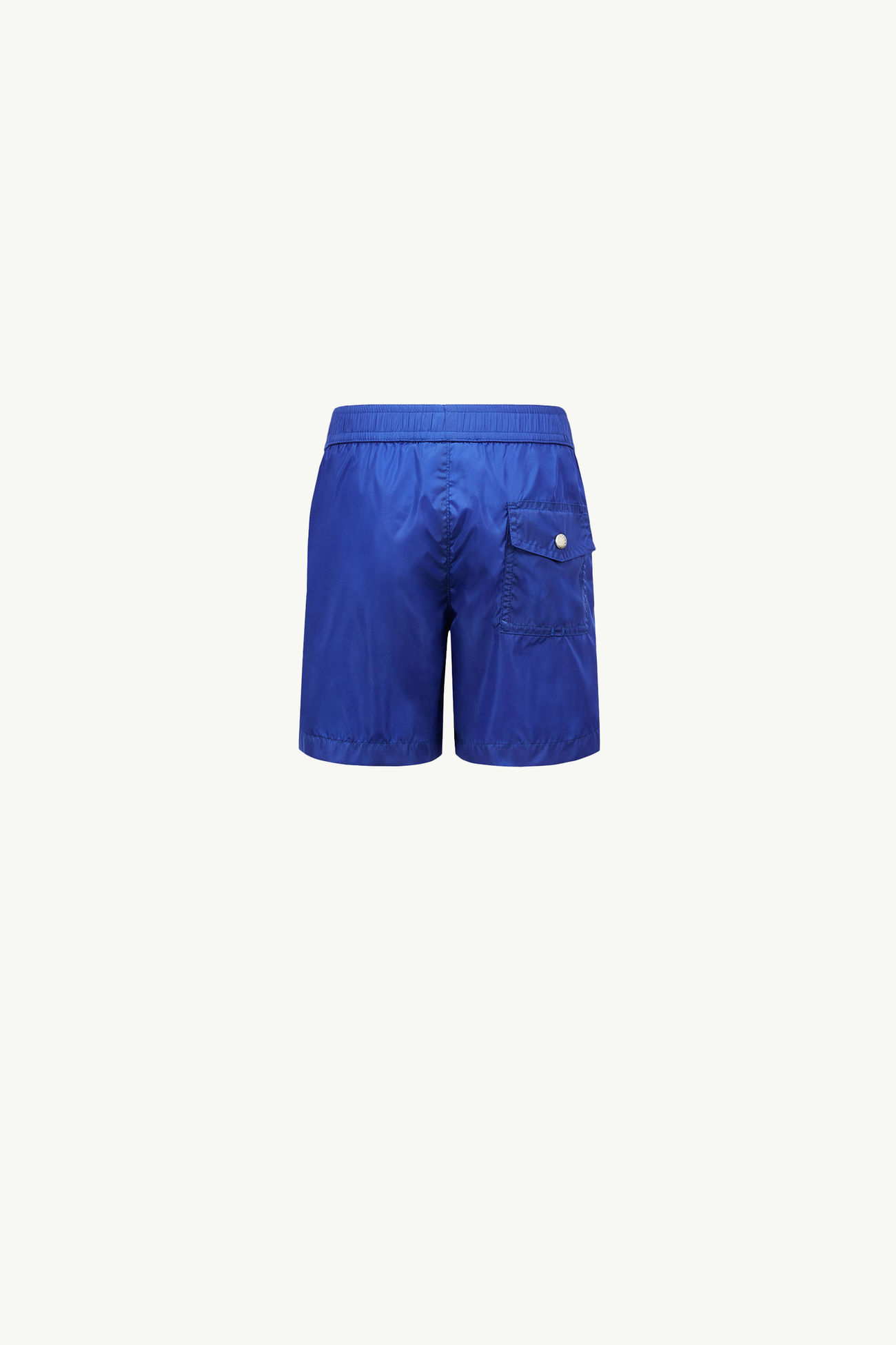 Tricolour-Trimmed Swim Shorts Boy Electric Blue Moncler 2