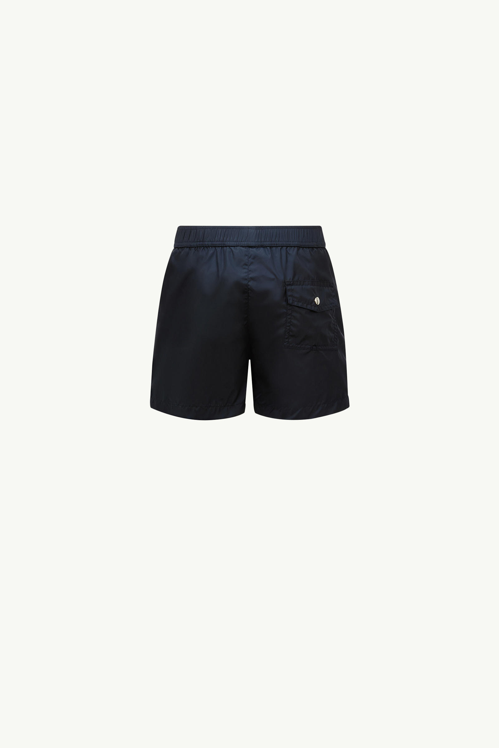 Tricolour-Trimmed Swim Shorts Boy Blue Moncler 1