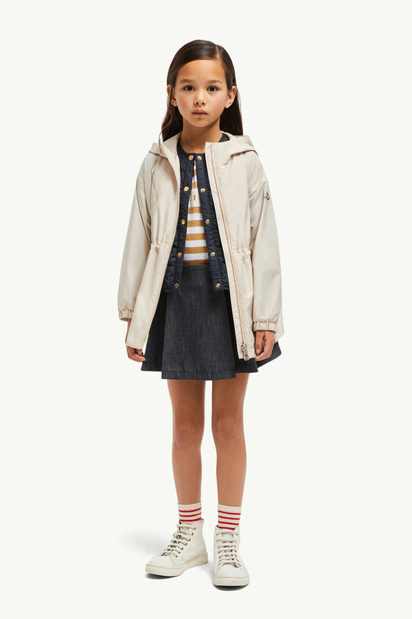 Jupe plissée en denim Fille Bleu Jean Moncler 1