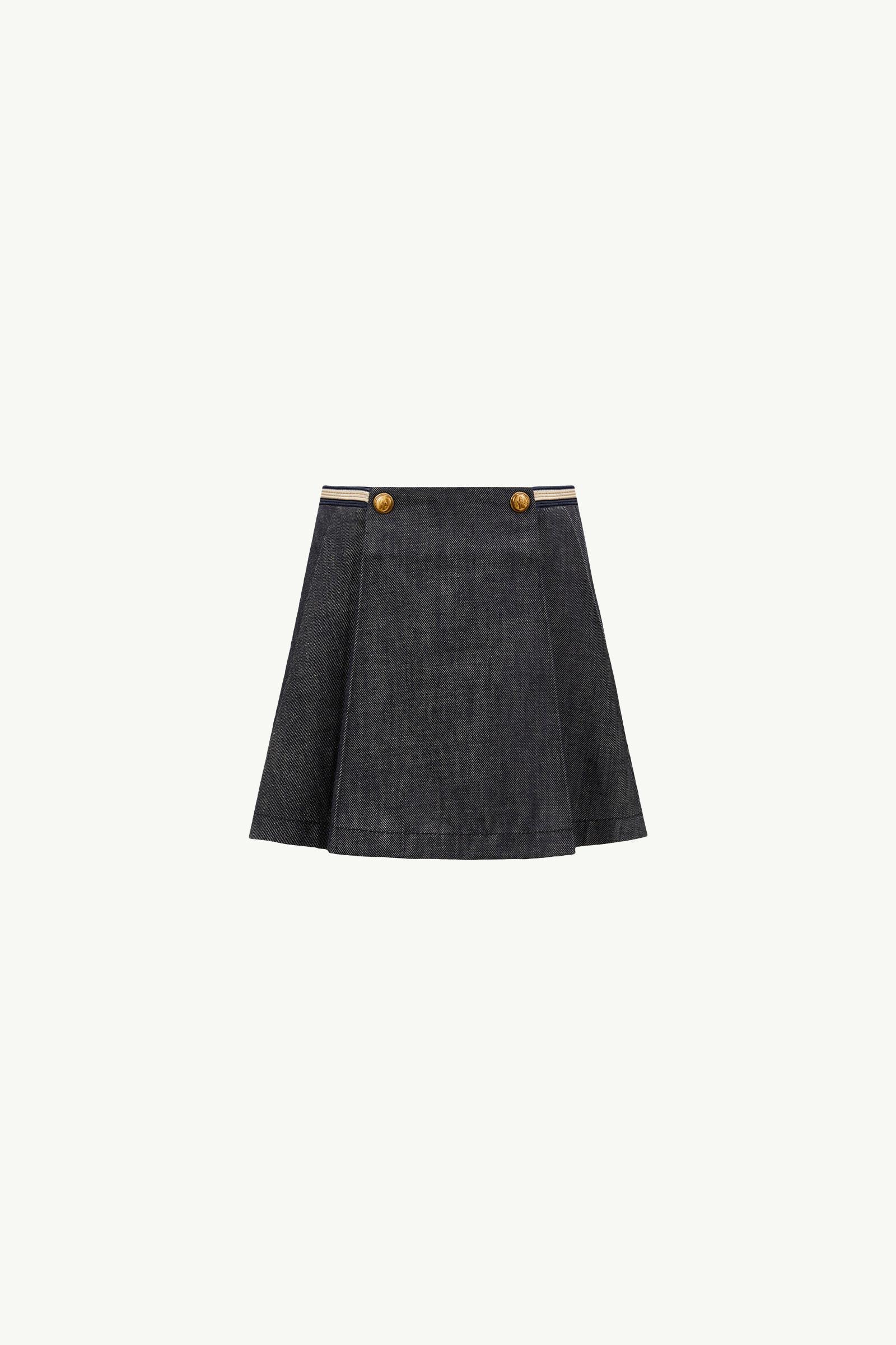 Pleated Denim Skirt_findInBoutique_image