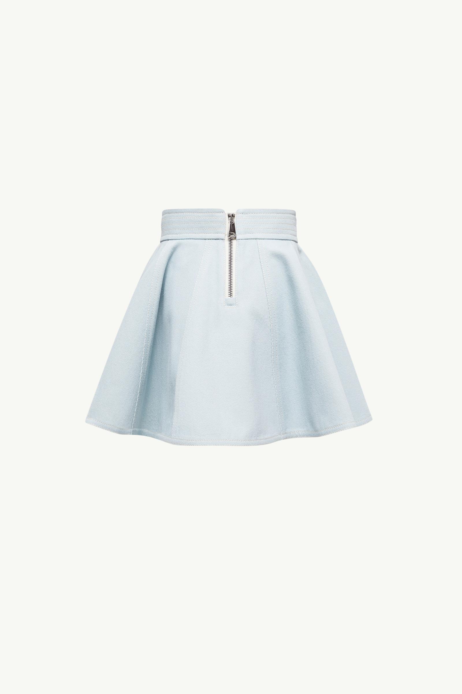 ミニスカート Moncler Midnight Blue Nylon Mini Skirt Midnight blue nylon mini skirt – G&B