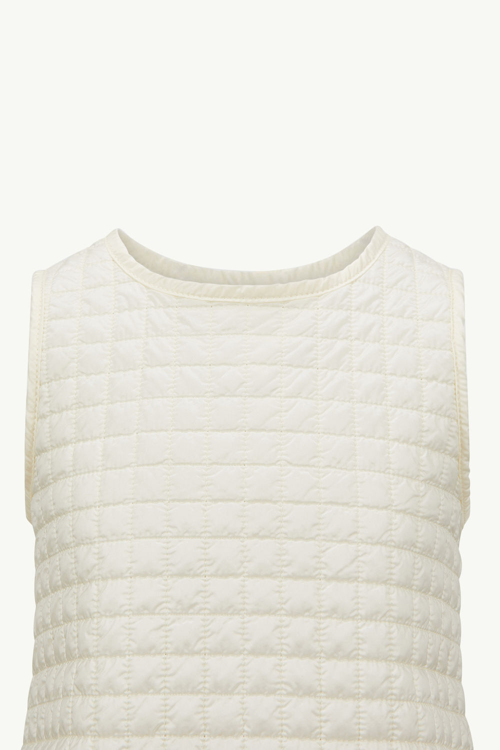 Padded Dress Girl White Moncler 3